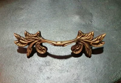 มือดึงบานตู้ทองเหลือง