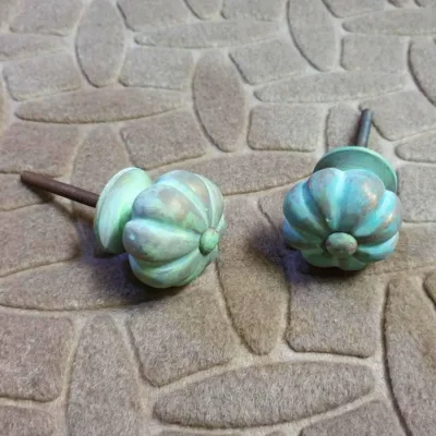 ปุ่มจับบานตู้ทองเหลือง