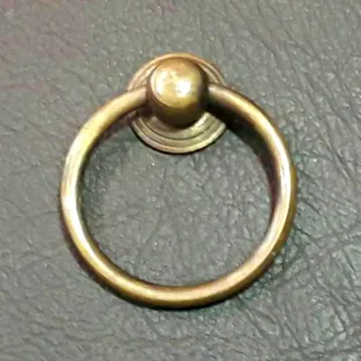 มือดึงบานตู้ทองเหลืองแบบมีห่วง