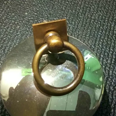 มือดึงบานตู้ทองเหลืองแบบมีห่วง