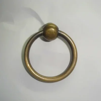 มือดึงบานตู้ทองเหลืองแบบมีห่วง