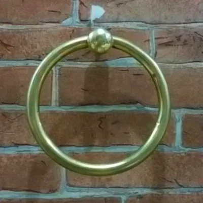 มือดึงทองเหลืองแบบมีห่วง