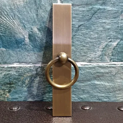 มือดึงบานตู้ทองเหลืองแบบมีห่วง