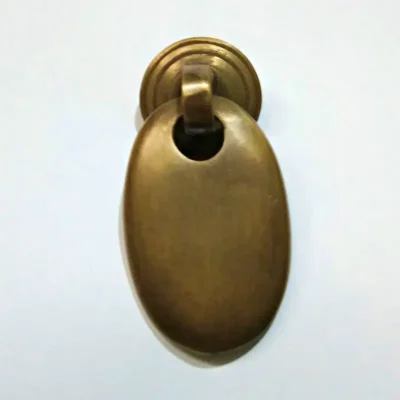 มือดึงบานตู้ทองเหลืองแบบก้านห้อย