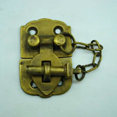 กลอนล็อกทองเหลืองโบราณ