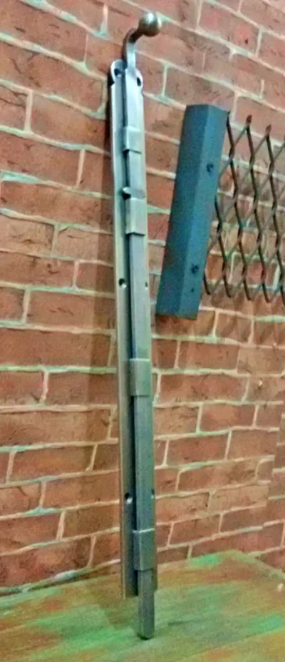 กลอนยาวล็อกทองเหลืองโบราณ