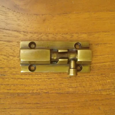 กลอนล็อกทองเหลืองโบราณ