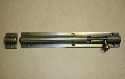 กลอนล็อกทองเหลืองโบราณ