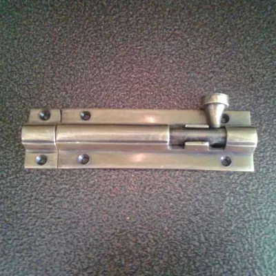 กลอนล็อกทองเหลืองโบราณ