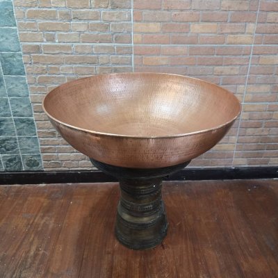 อ่างทองแดงแท้ งานทุบลาย CBS72