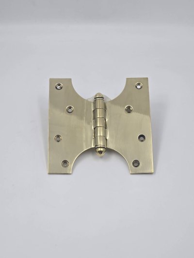 บานพับทองเหลืองแท้ ขัดสีทองเงา V18MR