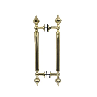 มือจับประตูทองเหลืองแท้ ACMR18G งานขัดทองเงา