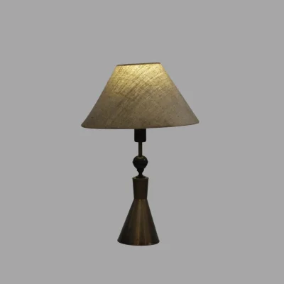 โคมไฟตั้งโต๊ะทองเหลืองแท้ BFMR18 งานแฮนด์เมด