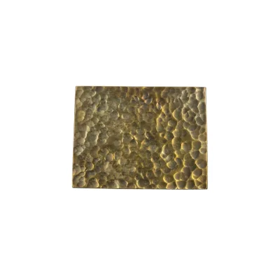 ทองเหลืองทุบลาย BHM018 งานแฮนด์เมด