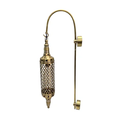 โคมไฟมอร็อกโกติดผนังทองเหลืองแท้ MRL45L