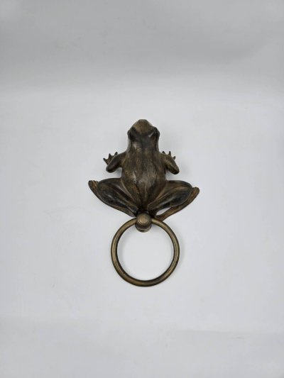 มือจับรูปกบทองเหลืองแบบห่วงดึง FROG-H45B