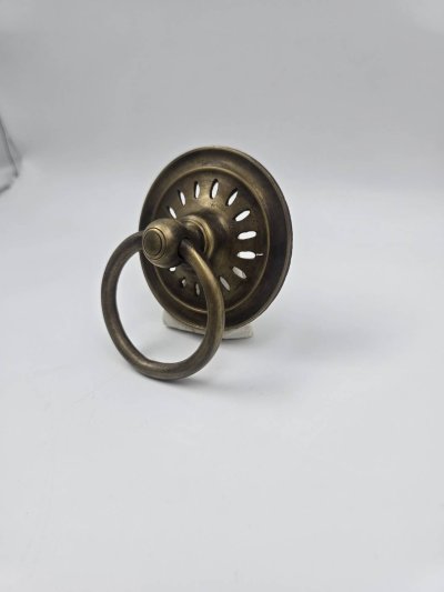 มือดึงประตูทองเหลืองแท้แบบห่วงดึง P082