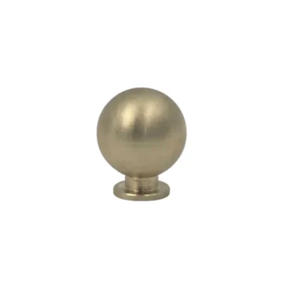 ปุ่มจับทองเหลืองกลม NMR25T สีทองด้าน