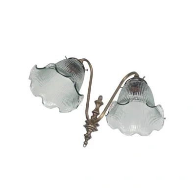 โคมไฟติดผนังทองเหลืองแท้ ไฟ 2 ช่อ WLT456