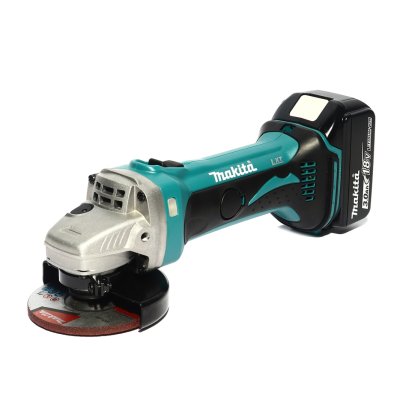 MAKITA เครื่องเจียไร้สาย 18 โวลต์ ขนาด 4 นิ้ว รุ่น DGA402RFE  รวมแบตเตอรี่และแท่นชาร์จ