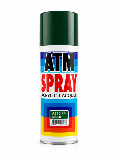 สีสเปรย์ ATM สีเขียว #A214