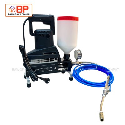 เครื่องยิงน้ำยา Epoxy/ PU โฟม แรงดันสูง รุ่น M12 อุปกรณ์ครบชุดพร้อมใช้งาน