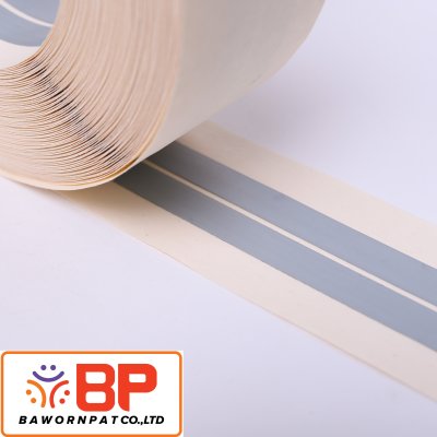 เทปเข้ามุมโลหะ เทปปิดมุมโลหะ คิ้วเข้ามุม เซี๊ยมเข้ามุม Metal corner tape  ขนาด 52 มม.X 30 เมตร