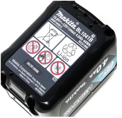 MAKITA แบตตารี่ BL1041B FOR 12VMAX 4.0A วัดกระแส