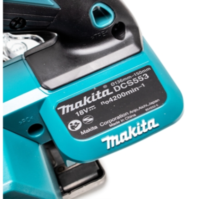 MAKITA เลื่อยตัดโลหะไร้สาย 6" - 18V รุ่น DCS553Z