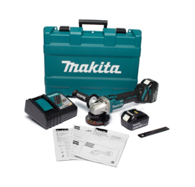 MAKITA  เจียร์ไร้สาย 4" สวิทซ์ข้าง 18V รุ่น DGA404RFE