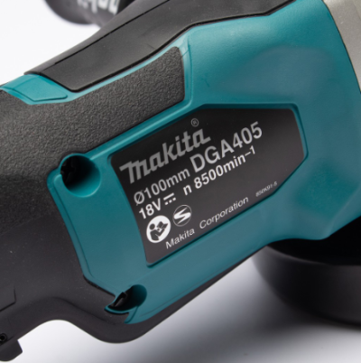 MAKITA เครื่องเจียร์ไร้สาย 4" สวิทซ์บีบ 18V (เฉพาะเครื่อง) รุ่น DGA405Z