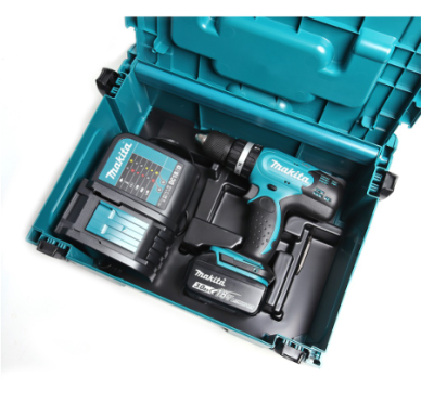 MAKITA สว่านไร้สายกระแทก (แบต+MAKPAC) รุ่น DHP453SF1J