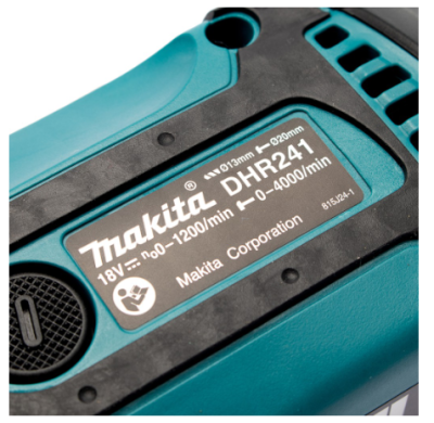 MAKITA สว่านโรตารี่ 20mm. ไร้สาย 18V (เครื่องเปล่าไม่รวมแบต) รุ่น DHR241Z
