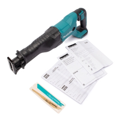 MAKITA เลื่อยชักไร้สาย 18 โวลต์ รุ่น DJR186Z ความยาวช่วงชัก 1-1/4 นิ้ว ไม่รวมแบตเตอรี่-แท่นชาร์จ (มากีต้า)