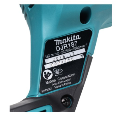 MAKITA เครื่องเลื่อยชัก 18V BL (ไม่แบต) รุ่น DJR-187Z