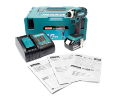 MAKITA สว่านไขควงไร้สาย (แบต+MAKPAC) รุ่น DTD149SF1J