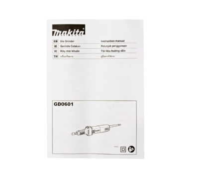 MAKITA เครื่องเจียร์แกนไฟฟ้า คอยาว 6 มิล 400w รุ่น GD0601