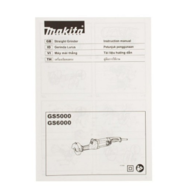 MAKITA เครื่องเจียร์คอยาว 5" รุ่น GS5000