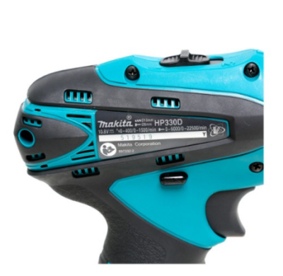 MAKITA สว่านกระแทก ไร้สาย 3/8 10.8V. 1.3Ah. แบต 2 ก้อน รุ่น HP330DWE