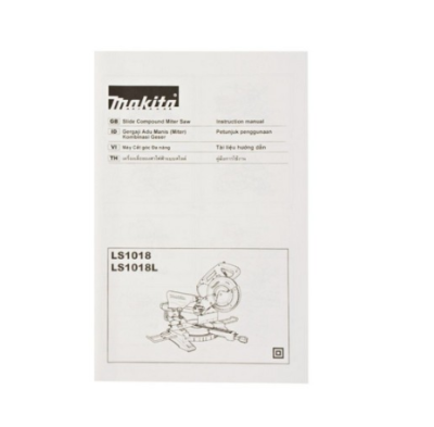MAKITA แท่นเลื่อยตัดองศาสไลด์ 10" (เลเซอร์) 1430W รุ่น LS1018L