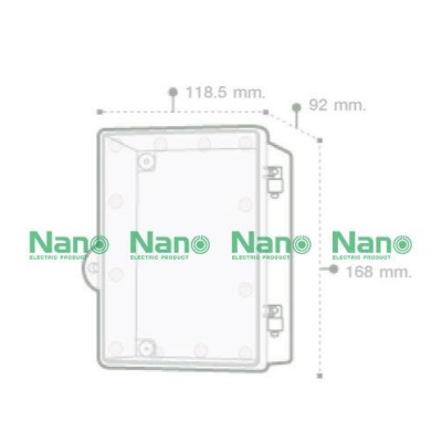 Nano ตู้กันน้ำพลาสติกสีขาว รุ่น NANO-11CW