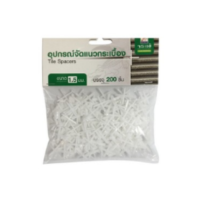 อุปกรณ์จัดแนวกระเบื้อง จระเข้ (Tile Spacers) บรรจุ 200 ชิ้น (ตัวเลือก 3.0 มม.)