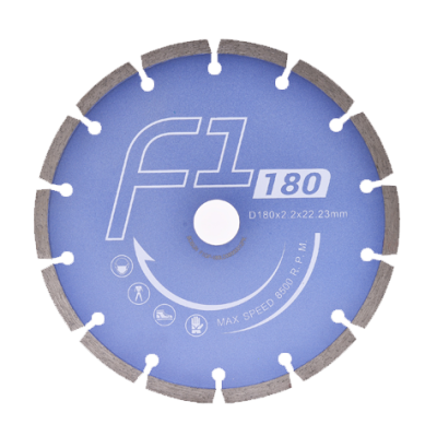 BOSUN ใบตัดเพชร 7" F1GP-180/แห้ง/ทั่วไป(น้ำเงิน)