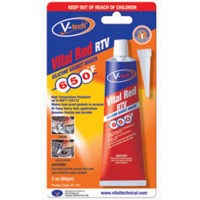V-TECH VT-151 ซิลิโคนทาประเก็นสีแดง
