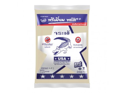 กาวยาแนวจระเข้พรีเมี่ยมพลัสเงิน สีครีมแอแคร์ 1 kg