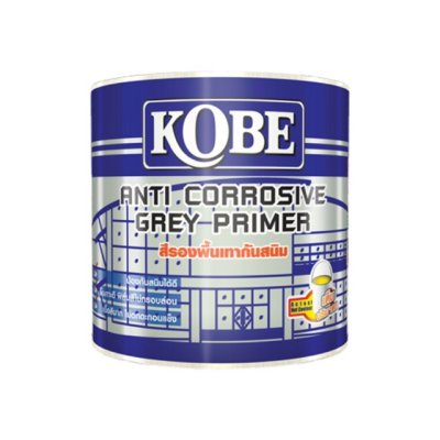 สีกันสนิมโกเบสีเทา แกลลอน 3.785 ลิตร