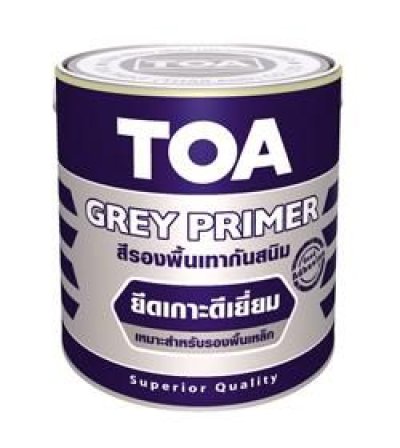 สีรองพื้นกันสนิม TOA สีเทา 2010 ขนาด 3.785 ลิตร/แกลลอน