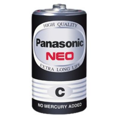 ถ่าน C ดำ Panasonic (1กล่องมี 24 ก้อน)