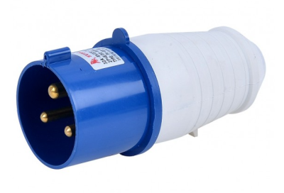 ปลั๊กพาวเวอร์ตัวผู้ 32A 2P+E 220-250V IP55 P2-0231-6h