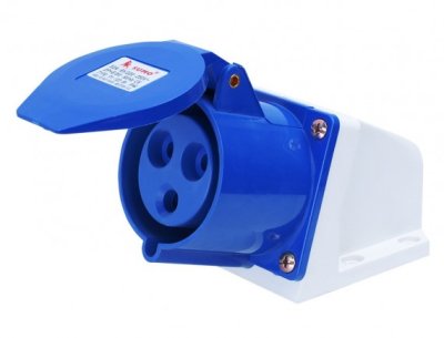 ปลั๊กพาวเวอร์ตัวเมีย 32A 2P+E 220-250V IP44 P2-1232-6h